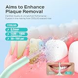 COSLUS Water Dental Flosser Pick 4 Modes 300ML Large Tank IPX7 Green C30 view 2