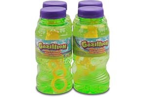 Gazillion Bubbles, Original Solution, 8oz 4-Pack, Premium Bubbles, Ages 3 and up