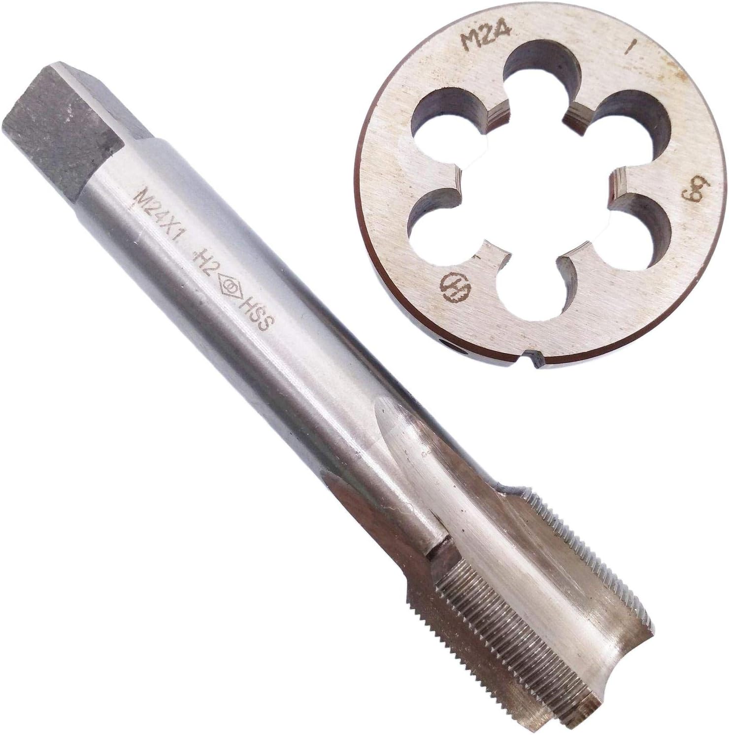 HSS M24 x 1mm Tap and M24 x 1.0mm Die Metric Thread Right