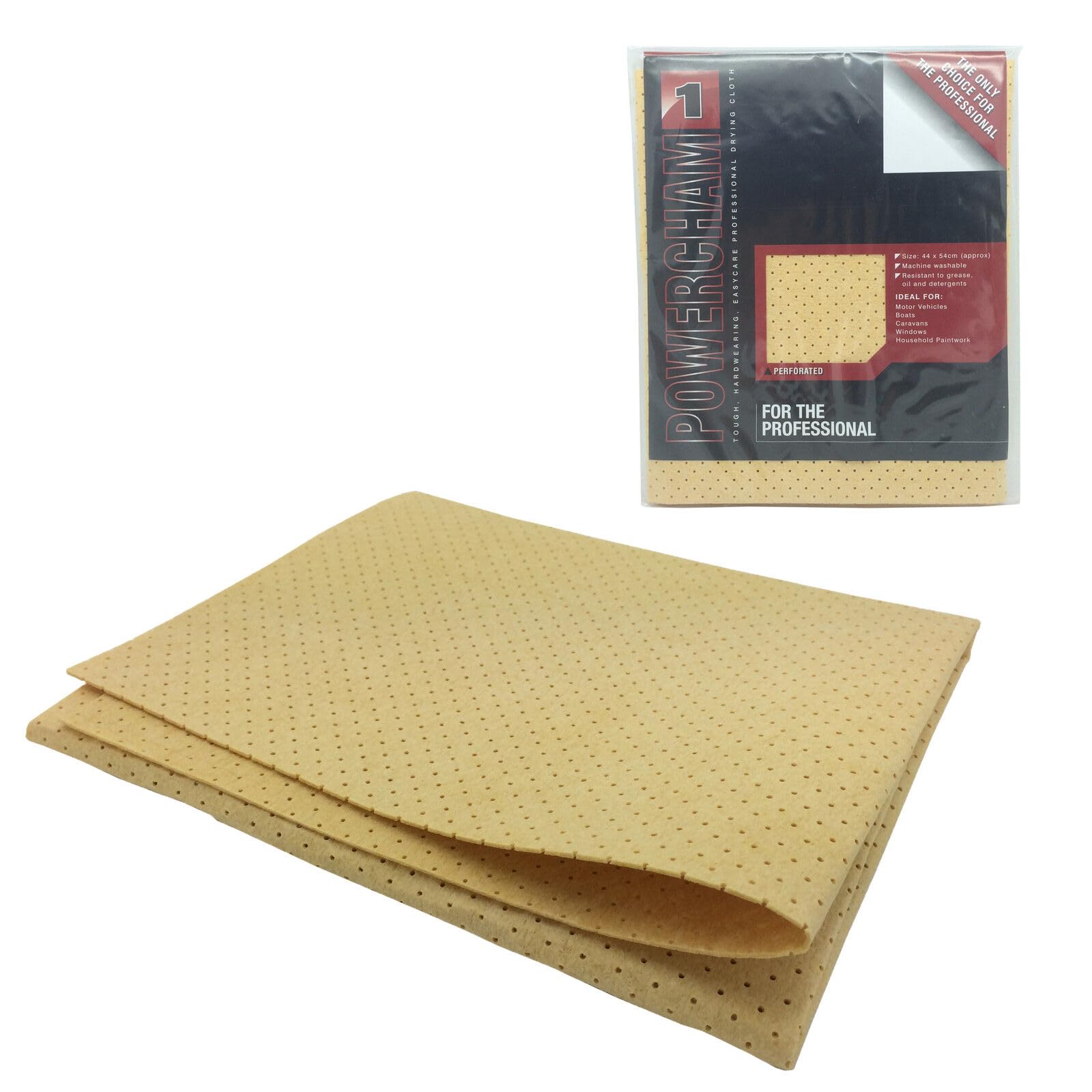 Martin Cox Car Detailing Chamois Drying Cloth from Super Synthetic for Fast Brilliant Shine in Large 54x44 cm