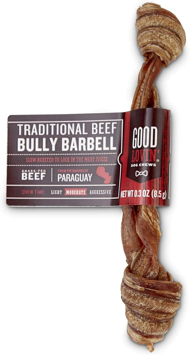 Good Lovin' Traditional Beef Bully Barbell Dog Chew, 0.3