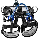 HandAcc Climbing belts, Thicken Professional Large Size Safety Seat Belts for Tree Climbing, Rescuing Work, Rappelling