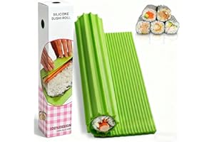 Shofilt Premium Silicone Sushi Making Kit - Rolling Mat for Beginners and Kids, 8.6 x 7.8 Inch