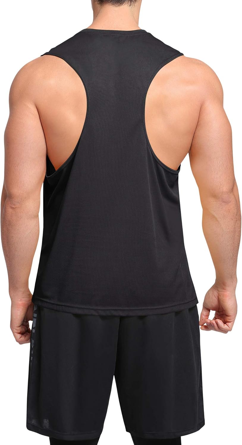 Neleus Men's 3 Pack Workout Tank Top Sleeveless Gym Shirt: Clothing