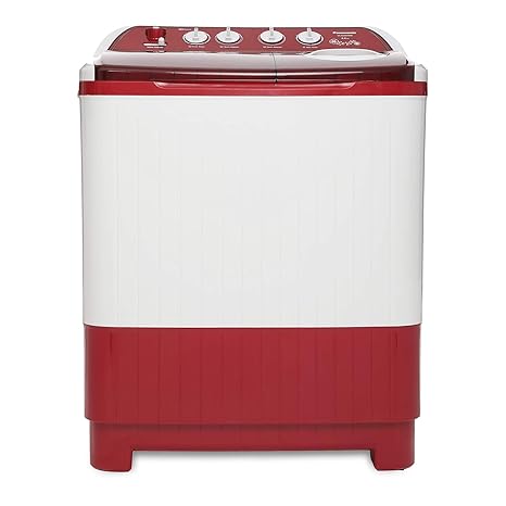 Panasonic 8.5kg Semi-Automatic Top Loading Washing Machine (NA-W85G4RRB, Red)
