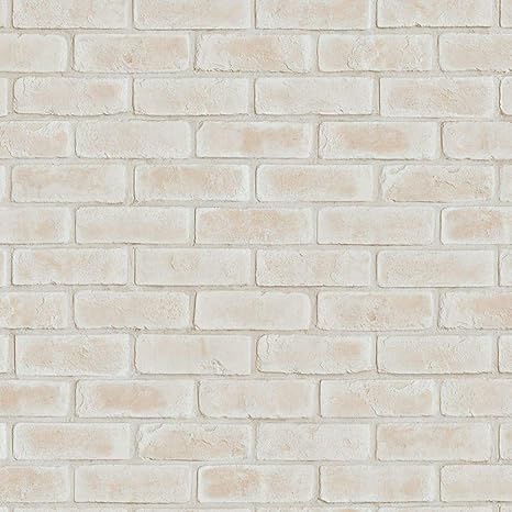 Amazon 壁紙 のり付き クロス レンガ ナチュラル セレクション Jq3 Cc Rf6446 ルノン 1ｍ単位 壁紙