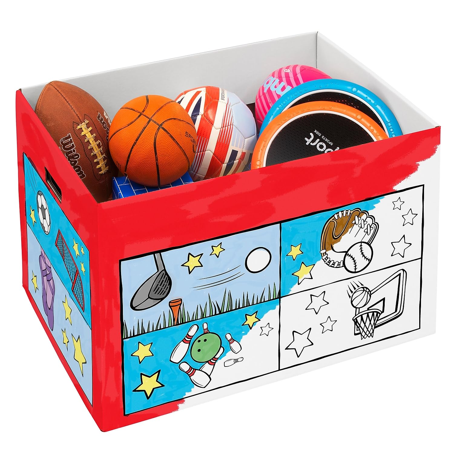 Bankers Box At Play Color in Sports Toy Box