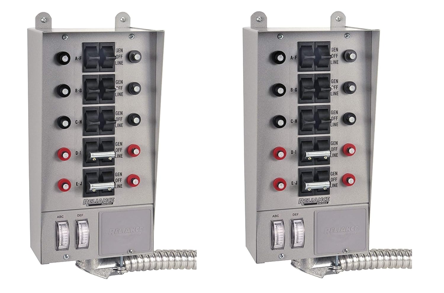 Amazon.com: Reliance Controls Corporation 51410C Pro/Tran 10-Circuit Indoor Transfer  Switch for Generators Up to 12,500 Running Watts: Garden & Outdoor