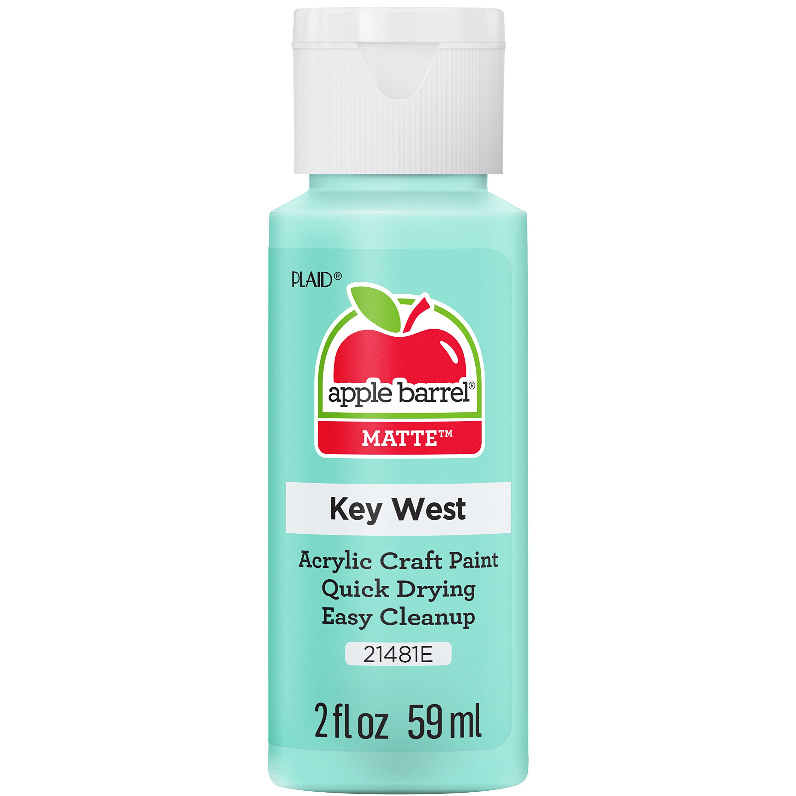 Photo 1 of Apple Barrel Acrylic Paint in Assorted Colors (2 oz), 21481, Key West