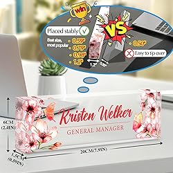 Custom Office Name Plate for Desk - Desk Name Plate