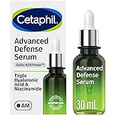 Cetaphil Advanced Defence AM Face Serum, Dermatologist Recommended, 1oz | Strengthens Skin Barrier Against Daily Stressors, Gallic Acid &amp; Vitamin E, Helps Stressed, Sensitive Skin, 1 Dropper