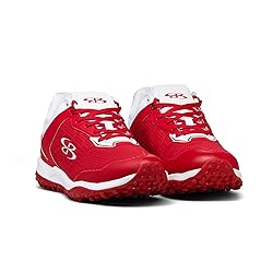 Boombah Viper Pro Men's Turf Red/White - Size 10.5