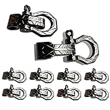 SU LIFE 10 set Bow Metal Shackles Screw Pin Anchor