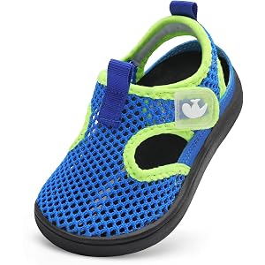 FEETCITY Toddler Sandals Boys Girls Kids Water Sandals Toddler Walking Sneakers Barefoot Summer Beach Pool Shoes