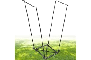 FEED GARDEN Trash Bag Holder, Outdoor Metal Leaf Bag Holder Stand, Garbage Bag Frame Holder for 30-45 Gallon Bags for Leaves, Camping, Yard Weeding, Lawn Party