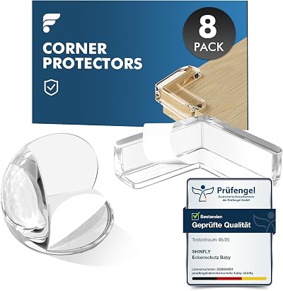 shinfly Corner Protectors for Baby 8 Pack Thick 5mm/3.5mm Edge Guards