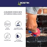 Bostik Aquaprufe Damp Proofer Waterproofer Black 5L Solvent-Free Wet Surface view 4
