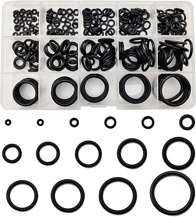 ZHENGYYUU 250 Pcs O Ring Assortment Kit 15 Sizes NBR Seal Gasket Set
