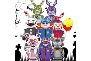 Tanjiro Outfit 8 PCS Action Figure Toys Building Blocks Anime Figures Set for Kids Boys Girls Birthday (Colourful B)