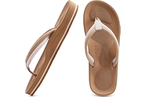 COFACE Flip Flops For Women with Arch Support Comfortable Woman Thong-Sandals Yoga Mat Lightweight Orthopedic Womens Flip-Flop