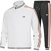 W JIANWANG Track Suits for Men Set Jogging Tracksuit Mens Sweatsuits Workout Running Sports Jogger Sweat Suits Outfits