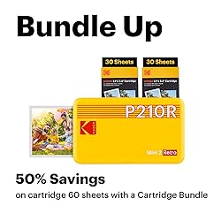KODAK Mini 2 Retro 4PASS Portable Photo Printer