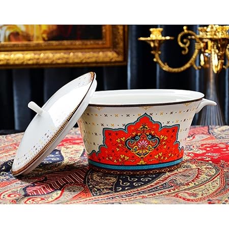 MXJ61 con Tapa de Hueso China 9 Pulgadas de Sopa de Vaso de Gran ...