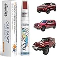 FIXEZPRO Deep Cherry Red Crystal Pearl(PRP/JRP) Touch Up Paint for Jeep, Car Paint Scratch Repair Remover Pen Color Exact Match, Quick and Easy Fix Automotive Chips and Nicks Scuff