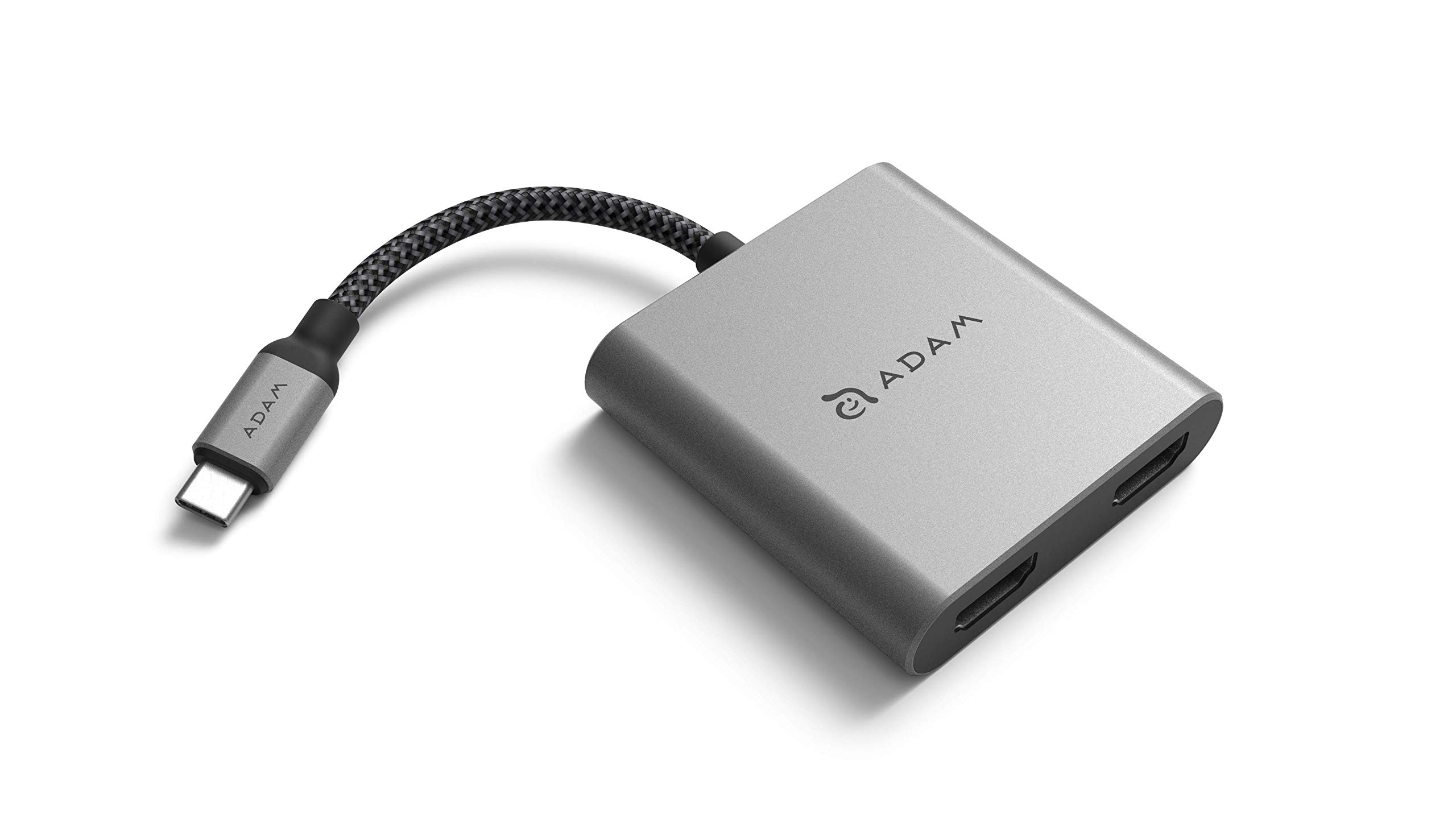 Adam Elements CASA Hub H2 - USB-C auf Dual HDMI - Grau
