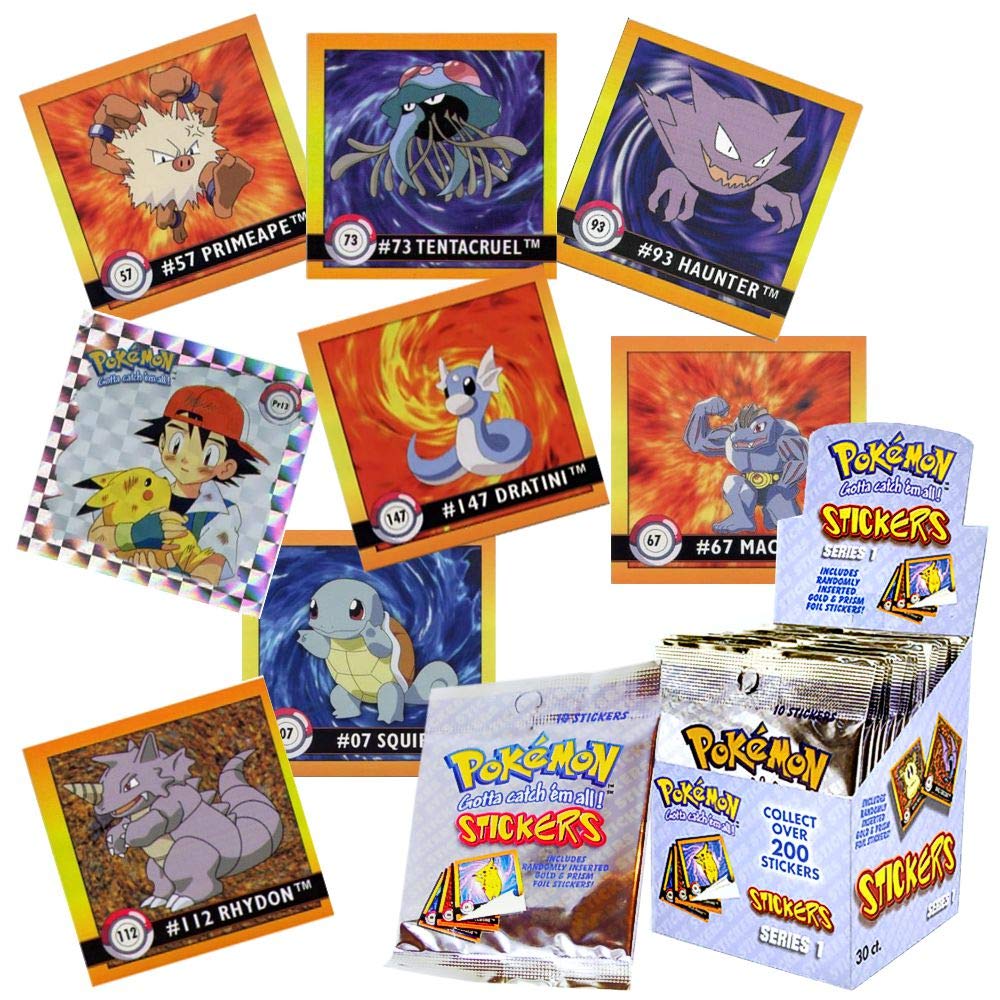 Sticker Box | 300 Stickers | Pokémon | Collect, Swap and Stick