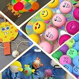 ASelected 100 Pcs Colorful 40 Mm Ping Pong Balls Party Family School Game view 5