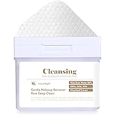 DERMAL Rice Bubble Cleansing Pad – Makeup Remover Bubble Pads - Exfoliating and Hydrating Cleansing Pad with Korean Rice Bran Water, AHA, BHA, PHA, Fresh Green Citrus Scent, 80pads