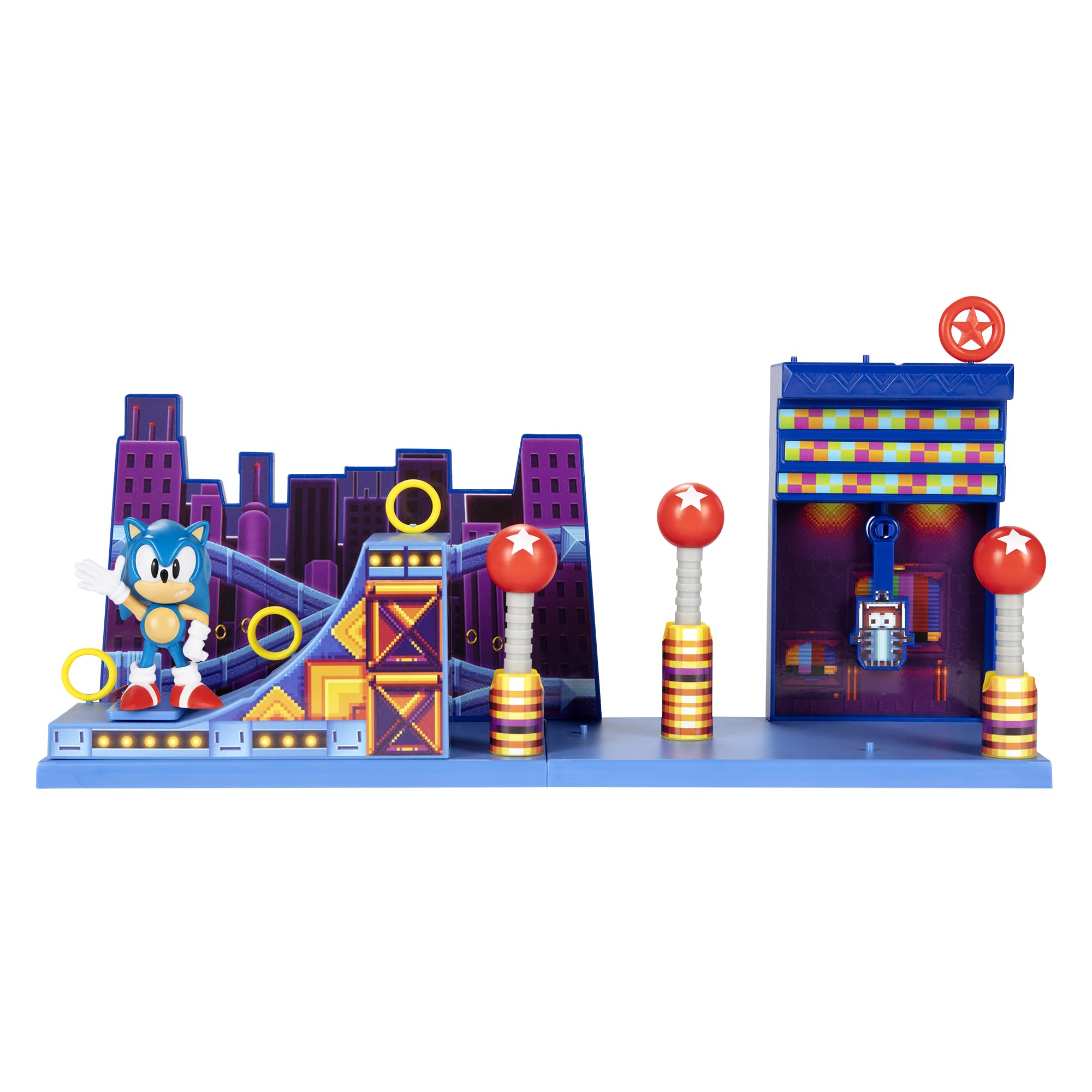 Sonic The Hedgehog Studiopolis Zone Playset, Interactive Playset include 2.5” / 6cm Sonic Action Figure