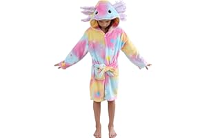 CuteOn Bathrobe for Women Soft Fleece Hooded Plush Loungewear
