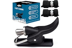 Fishernomics Cast Cannon Surf Fishing Trigger Aid – Bait Cannon Launcher, Protect Fingers & Hands, Durable Material for Smooth Casting – Easy to Use & Cast Farther
