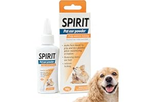 Pet Ear Plucking Powder 50g (1.76 oz) for Dogs & Cats - Painless Hair Removal & Ear Cleaning