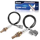 ACAUTO Oxygen O2 Sensor Fit for Honda Civic 234-4092 Upstream Downstream | 234-4123, 1.7L 2001-2005, Front Rear, D17A7, Heated, Direct Replacement, OE Quality, Direct Fit, Easy Install, Premium