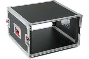 Gator Cases G-Tour Audio Road Rack with Heavy-Duty Tour Grade Hardware, 17' Rackable Depth, 6U (G-Tour 6U)