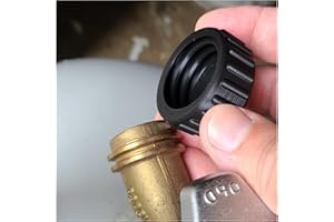 BADOGRIO QCC1/OPD Propane Tank Cap Dust Cover for 4-40 lb Tanks Fits BBQ Grills, RV Campers,Travel Trailer (Female)