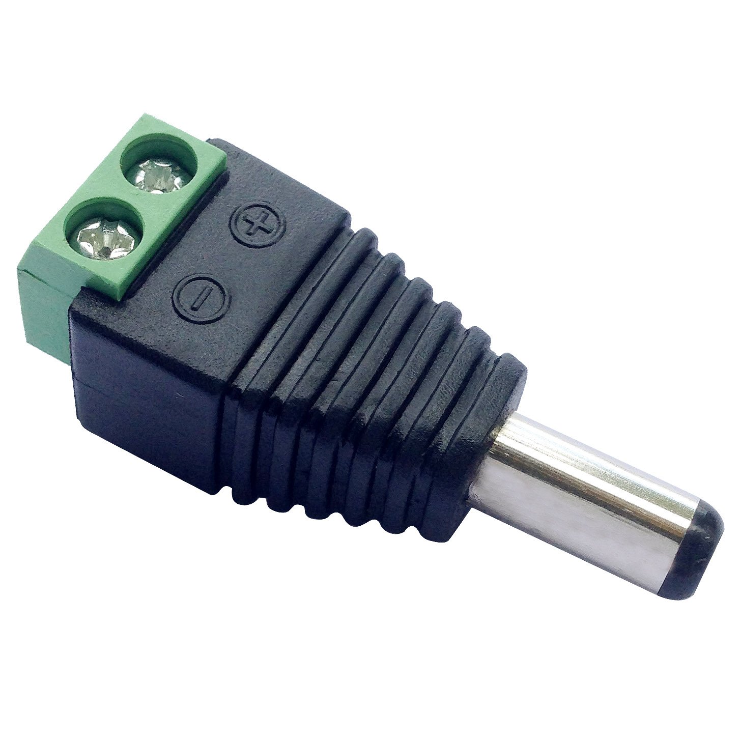 10 Male 12v DC Power Jack Adapter Connector for Led Strip CCTV Camera