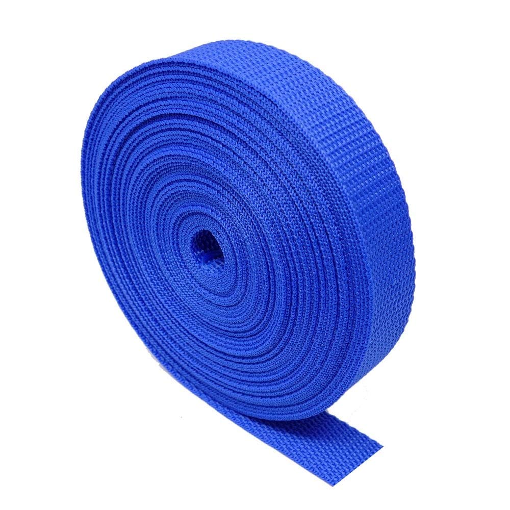 Heavy Duty Webbing Strap Tape - 5 metres - Rucksack/Backpacks, Luggage/Cargo Strapping, Belts (Royal Blue, 50mm)