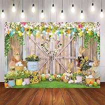 Happy Easter Door Covers,Easter Bunny Eggs Door Covers For Front Door Spring,Welcome Spring Door Cover Decorations Door Banner,Easter Gnome Welcome Banner For Spring Easter Party Decorations Indoor