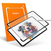 GhostPaper Air Premium Detachable Paper Feel Writing Sketching Surface Screen Protector, Air-ttach Nano Suction Mounting, Compatible with 10.9" iPad 10th Gen (2022), iPad A16 (2025)