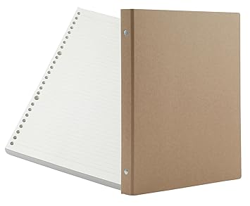 Amazon 無印良品ハードクラフト紙カバーバインダーb5 26 Ring