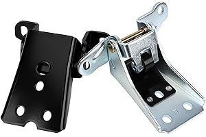 X4XZ E8TZ1522810A E9TZ1522800A Front Left & Right Door Hinge Upper Lower Set for 1980-1996 Ford Bronco F150 F250 F350 Ranger Fairmont LTD Thunderbird Marquis Cougar/Lincoln Zephyr Replace# 925066, 925068