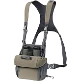 KUIU PRO Bino Harness, Waterproof, Adjustable, One-Hand Lid, Foam Shims | TORAY three-layer fabric, spacer air mesh, side pockets, zippered pocket, hydration rig compatible, forward-folding lid