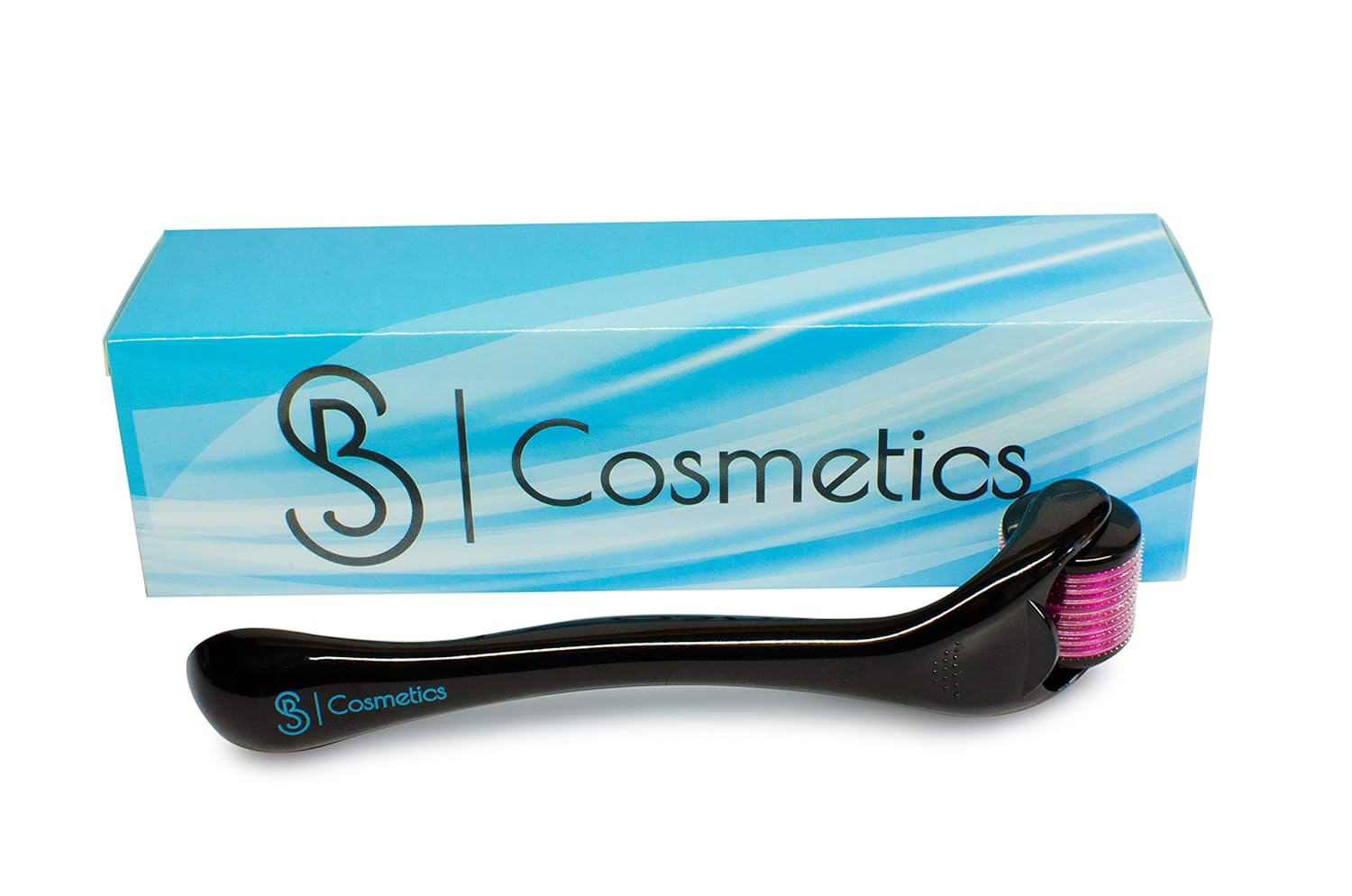 Derma Roller Cosmetic Needling Kit - For Face, Hair Growth, Body and Beard - 540 Titanium .25mm Microneedle Roller, Includes Free Storage Case: Beauty