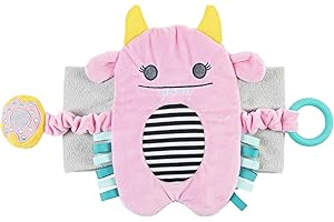 Dr. Brown's Gripebelt Heated Belly Band, Soothe Baby's Tummy with Gentle Warmth and Compression, Monster, 3m+, Pink