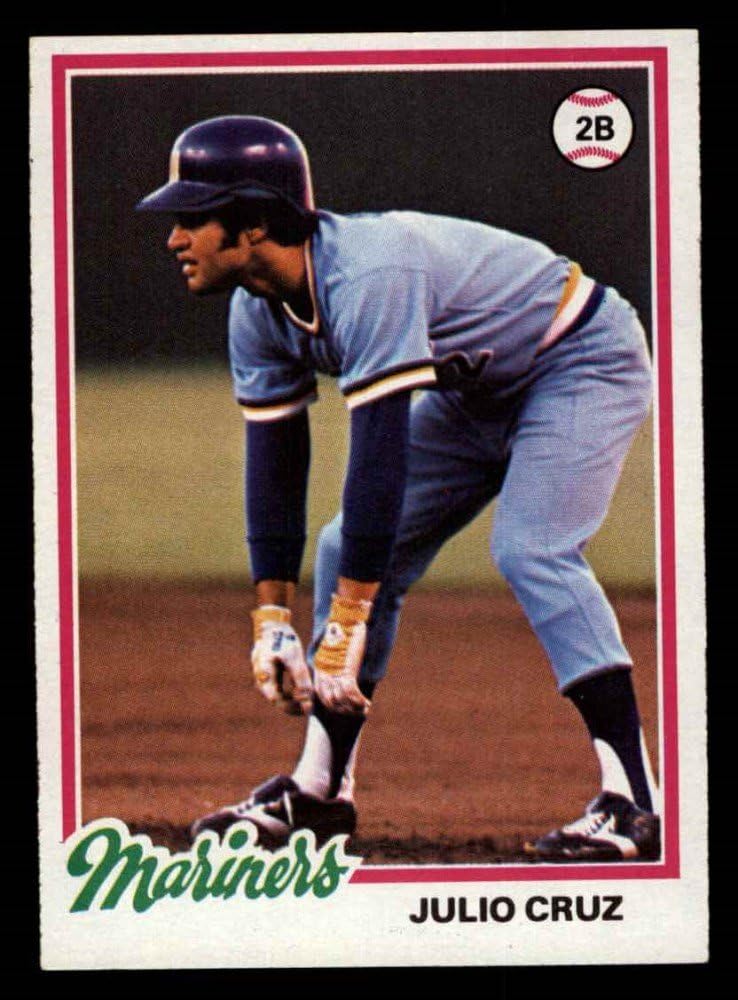 1978 Topps 687 Julio Cruz Seattle Mariners (Baseball Card