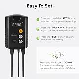 HBN Digital Thermostat Controller 40-108°F 8.3A 1992W for Seed Germination view 3